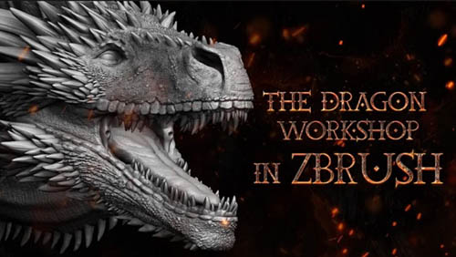 Artstation - Dragon Workshop + Brushes * Sculpt Your First Dragon In Zbrush