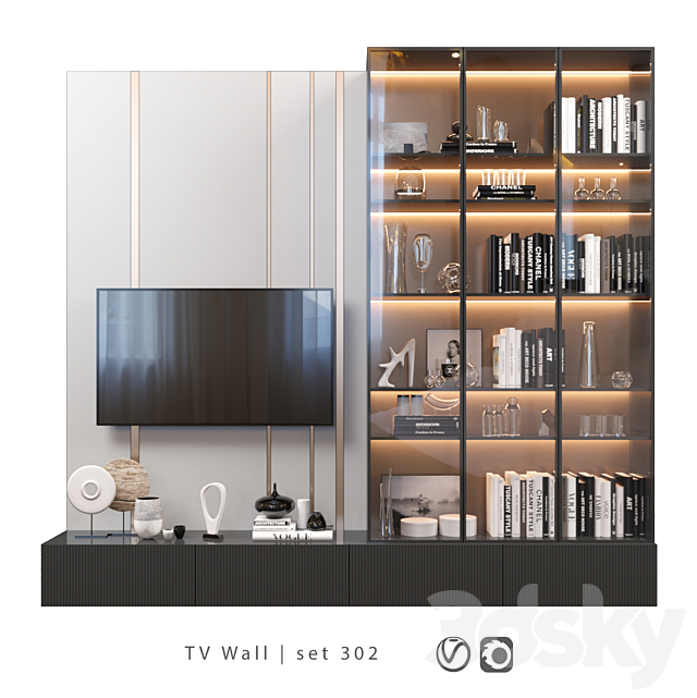 TV Wall | set 302