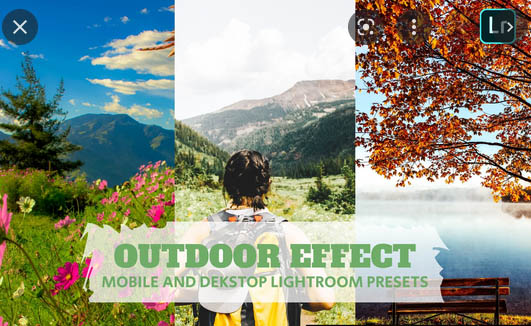 Outdoor Effect Lightroom Presets Dekstop Mobile