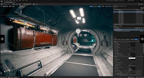 The Gnomon Workshop - Creating A Sci-fi Hallway In Unreal Engine 5