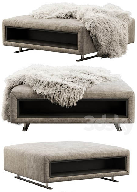 BoConcept Hampton footstool with storage