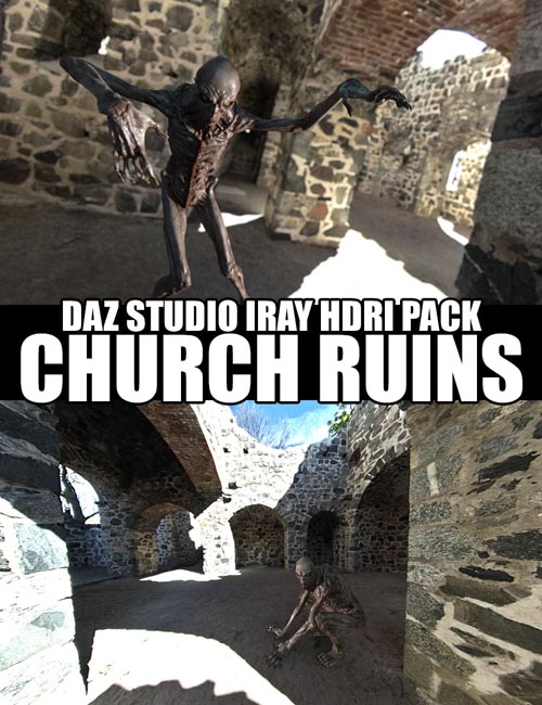 Church Ruins - DAZ Studio Iray HDRI Pack