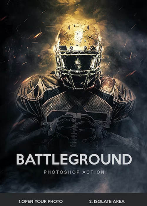 Battleground - Photoshop Action - 20614837