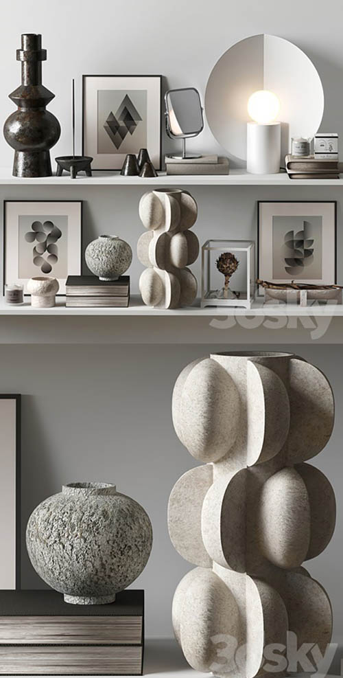 Decorative set with Ceramic 012