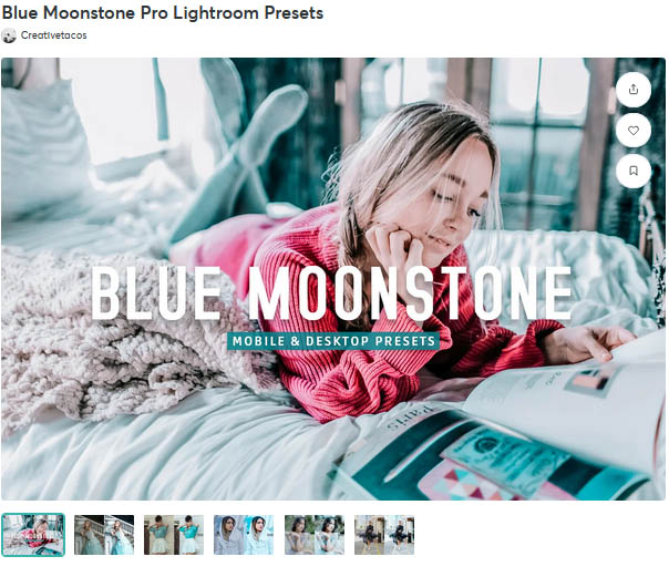 Blue Moonstone Pro Lightroom Presets - 10277027
