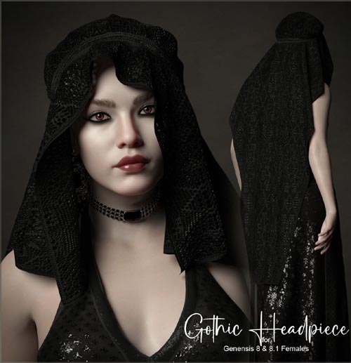 D-Force Gothic Headpiece for G8F and G8.1F