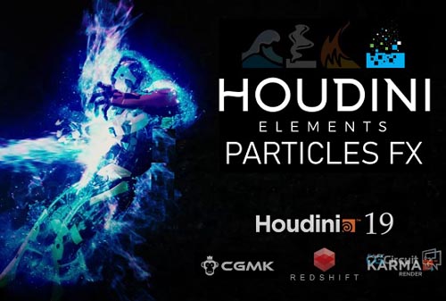 CGCircuit - Houdini Elements - Particles FX - Fixed