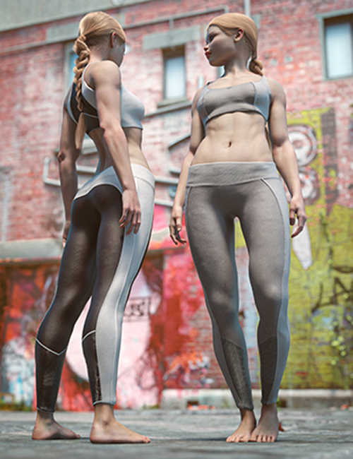 Verse Active Outfit for Genesis 8 and 8.1 Females