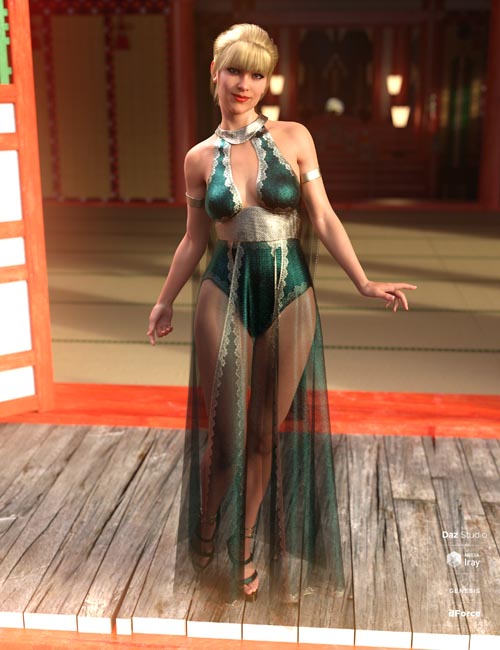 dForce Athiri Dress Set for Genesis 8 Female(s)