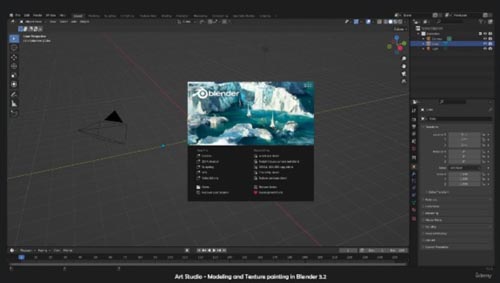 Udemy - Blender low poly Modeling & Hand Painting for Beginners