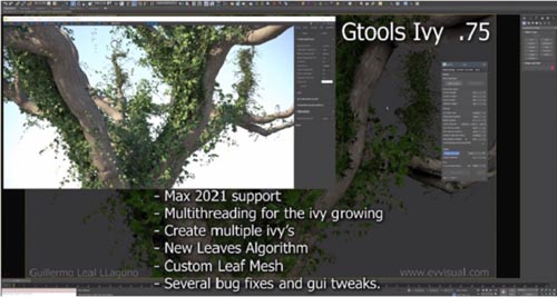 Gtools Ivy Generator 0.77 3ds Max 2018-2021