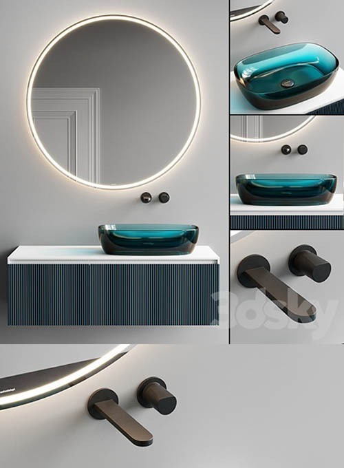 Antonio Lupi Design Binario 03 Vanity Unit Set 5