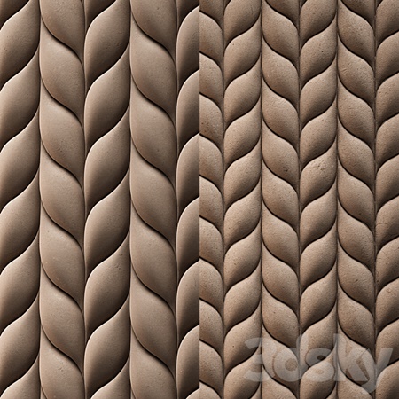 TRECCIA By 3D 3D Panel - Surface