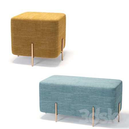 Padded stool and bench Sancal ELEPHANT