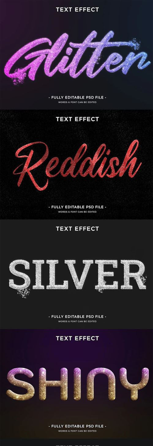 Glitter Text Effect for Photoshop