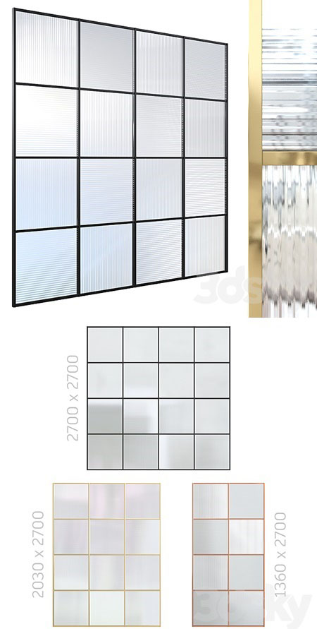 Glass partition
