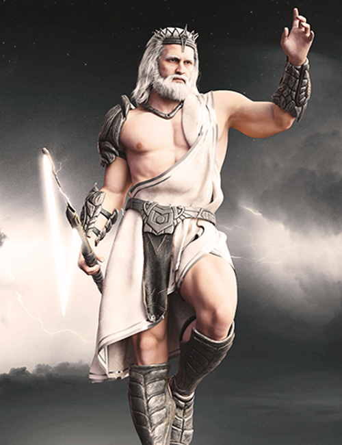 dForce Zeus War Set for Genesis 8 and 8.1 Male
