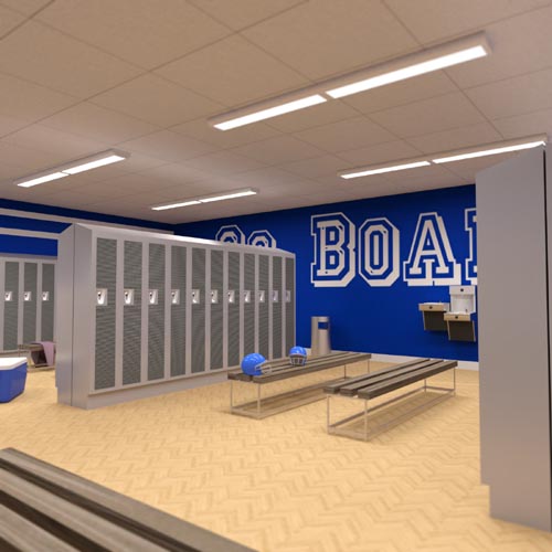 LBLC Football Locker Room