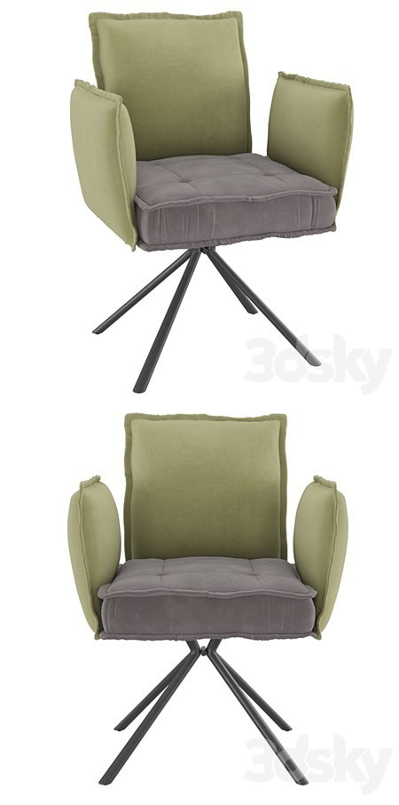 Homary-Modern Upholstered Velvet Accent Chair Soft Chair in Carbon Steel Legs