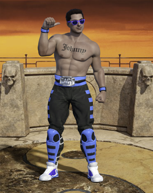 Johnny Cage for G8M » Daz3D and Poses stuffs download free - Discussion ...