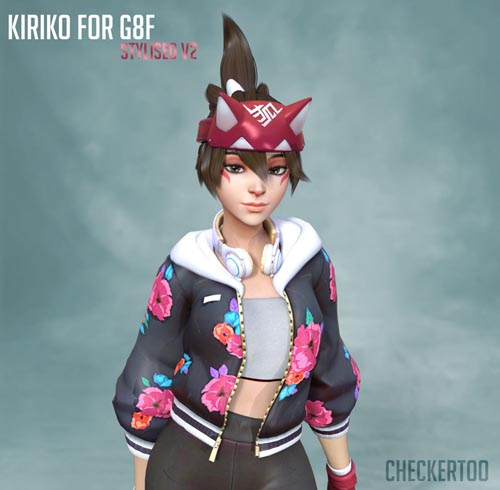 Kiriko For G8F - Stylisedv2