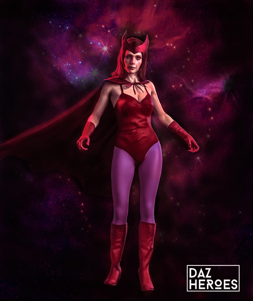 Scarlet Witch for Daz3D Genesis 8.1 Download
