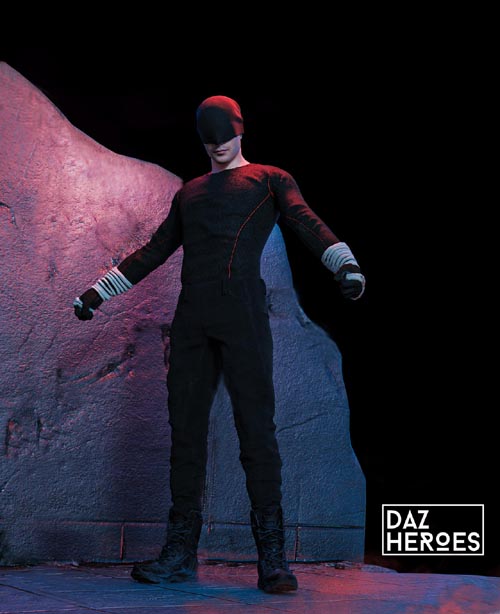 Daredevil MCU for Daz 3D G8.1M Releasing 11/4/22