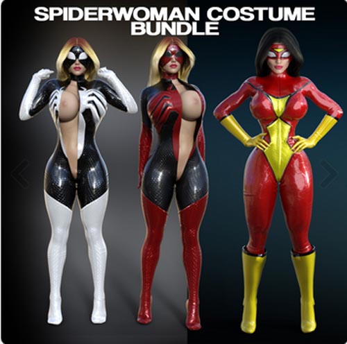 Spiderwoman Costume Bundle G8F/G8.1F