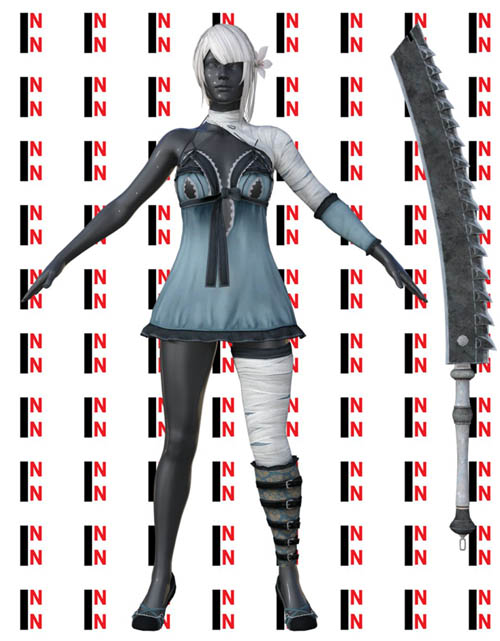 Nier Kaine Outfit For Genesis 8 Female