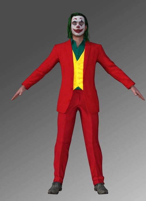 Joker (2019) Outfit For Genesis 8 Male