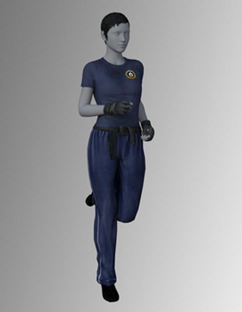 B2S Recruit Outfit for Genesis 8 Female