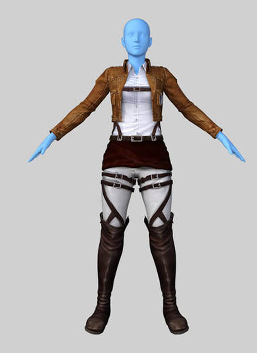 Attack on Titan Uniform for Genesis 8 Female