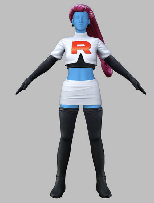 Team Rocket Jessie for Genesis 8 Female