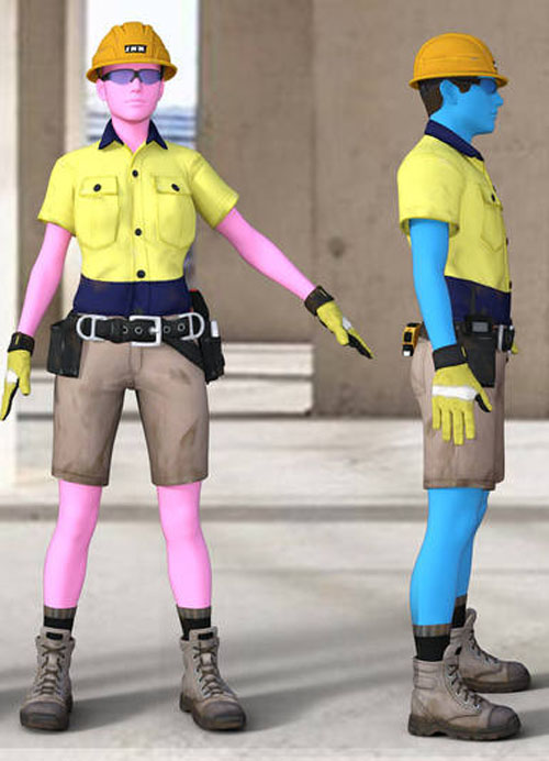 Fortnite Builder Outfit for Gen 8 Male and Female