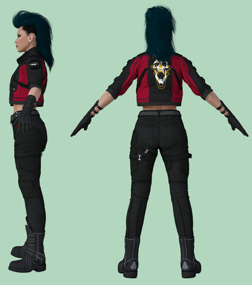 CP Rogue Young Outfit for Genesis 8 Female