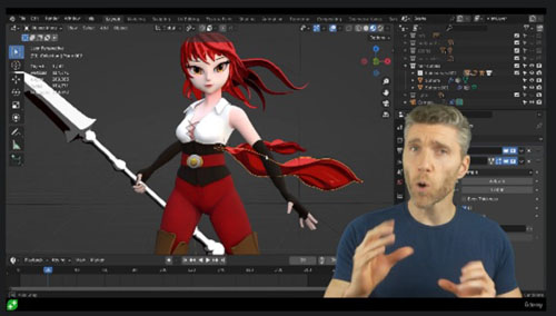 Udemy - Blender Anime Character
