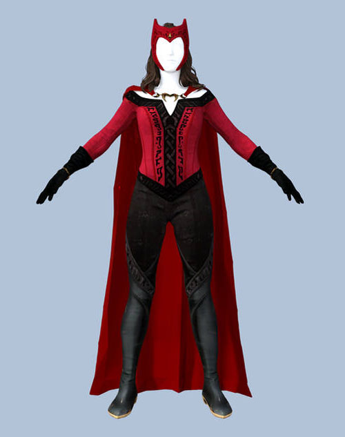 MFR Scarlet Witch Outfit for Genesis 8 Female