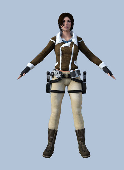 Tomb Raider Neapl Outfit for Genesis 8 Female