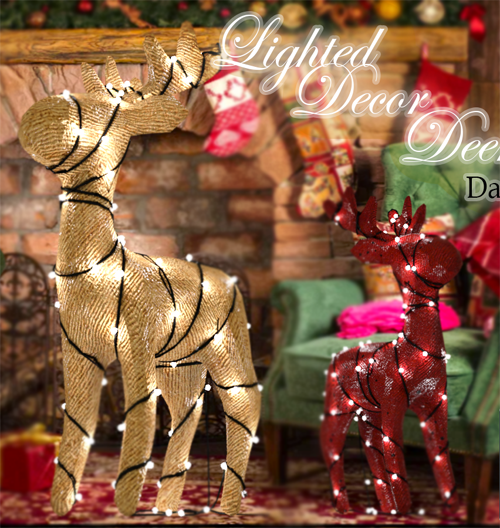 Lighted Decor Deer