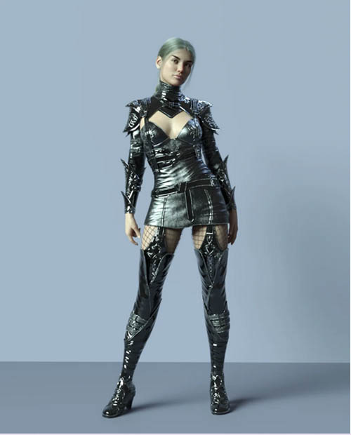 SPR Swordsman Fullbody Suit for Genesis 8.1 Females