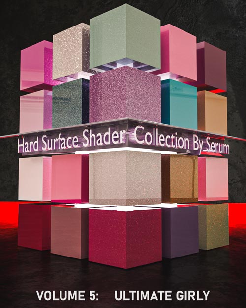Iray Hard Surface Shaders Volume Five Ultimate Girly
