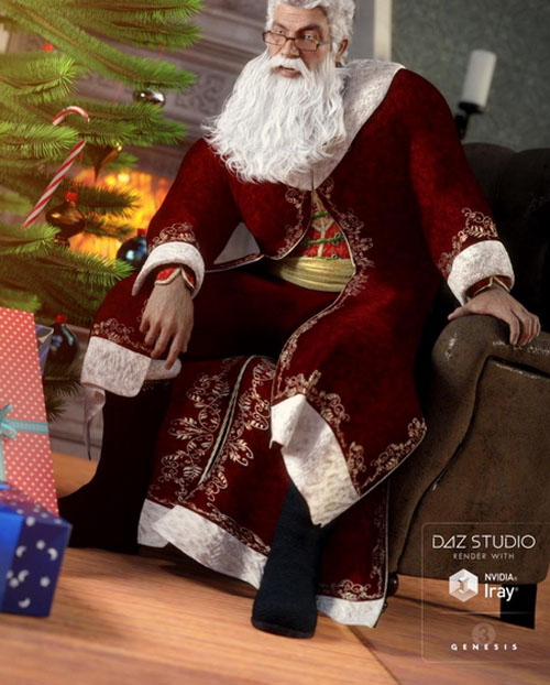 Victorian Santa for Genesis 3 Male(s)