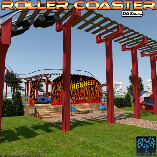 Roller Coaster for Daz
