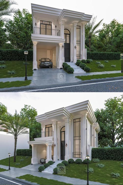 Villa Exterior - 3D Model