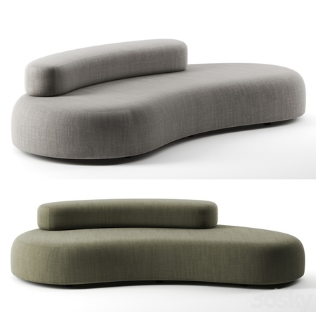 Bubble Rock Sofa by Living Divani - 3D Model