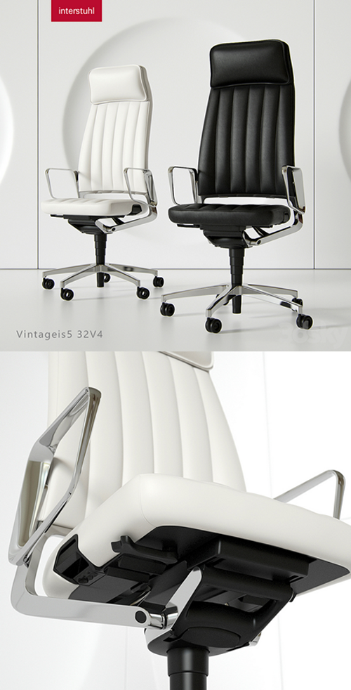 Office Chair Vintage - 3D Model