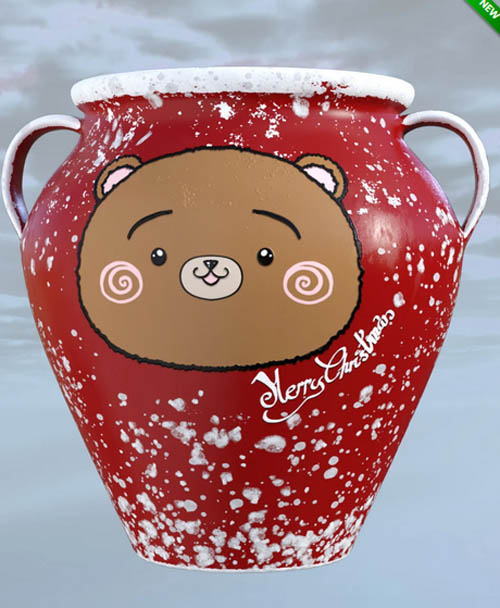 ZK Bear Vase