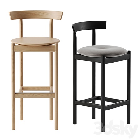 Comma Barstool by Herman Miller