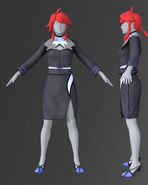 Pokemon Lorelei Outfit for Genesis 8 Female