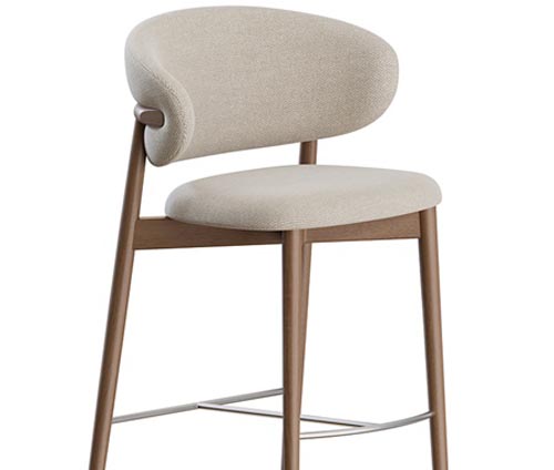 Oleandro Stool Wood by Calligaris